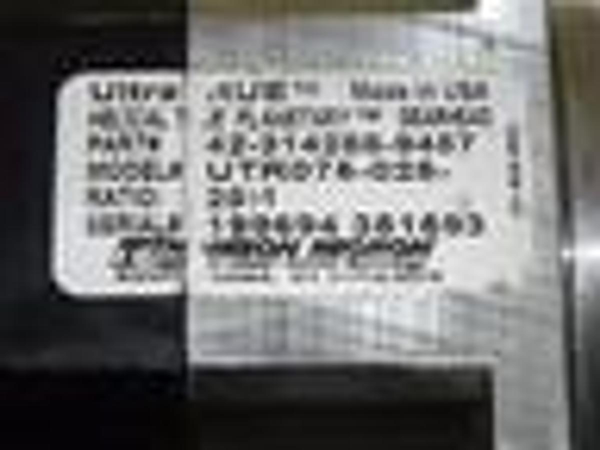 Used THOMSON MICRON 42-314288-9457 SERVO MOTOR UTR075-025-0-RM075-37 GEARBOX 90 DEG.