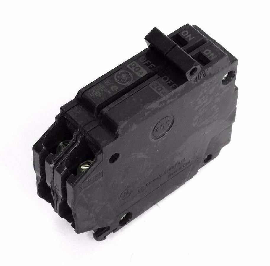 Used GENERAL ELECTRIC G125& MINIATURE CIRCUIT BREAKER 20A