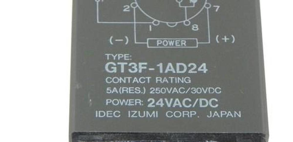 Used IDEC GT3F-1AD24 ELECTRONIC TIMER GT3F1AD24