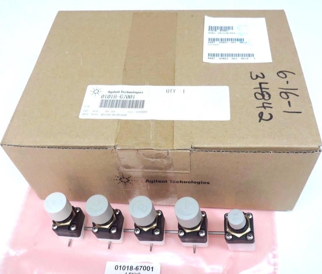 Used NIB AGILENT TECHNOLOGIES 01018-67001 ASSY, HELIUM REGULATOR 0101867001