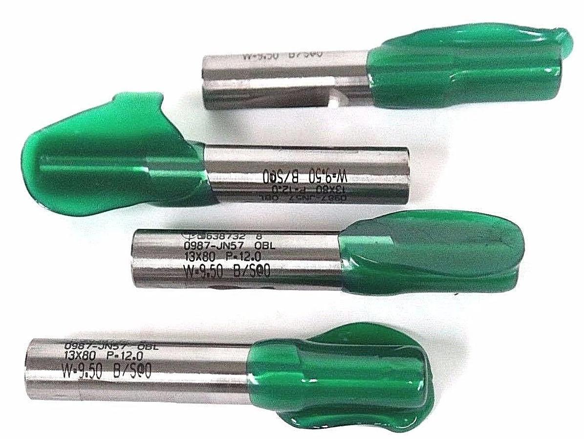Used NEW AIP INC. 638732 8 PUNCH 0987-JN57 OBL 13X80 P-12.0 W-9.50 B/S@0 - LOT OF 4