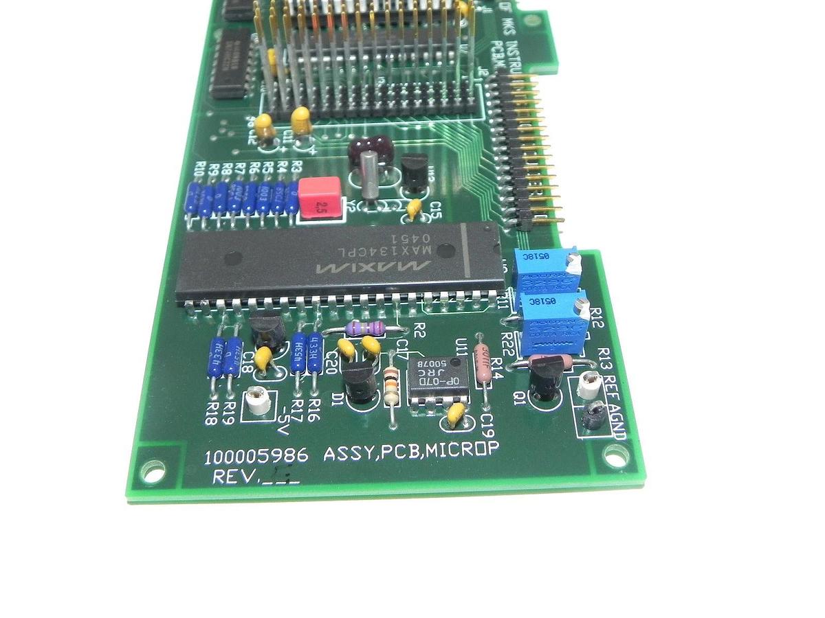 Used MKS INSTRUMENTS 100005986 ASSY, PCB, MICROP BOARD 100005985