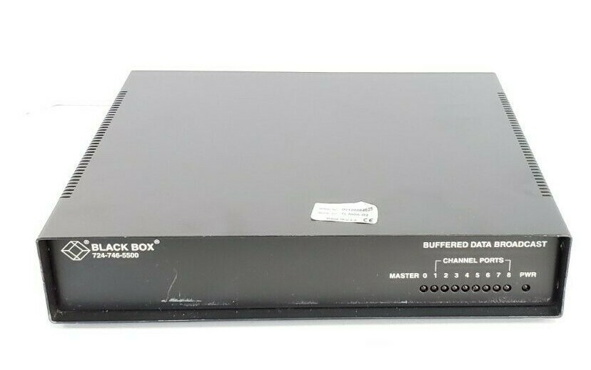 Used BLACK BOX TL160A-R2 BUFFERED DATA BROADCAST UNIT TL160AR2 (MISSING PARTS)