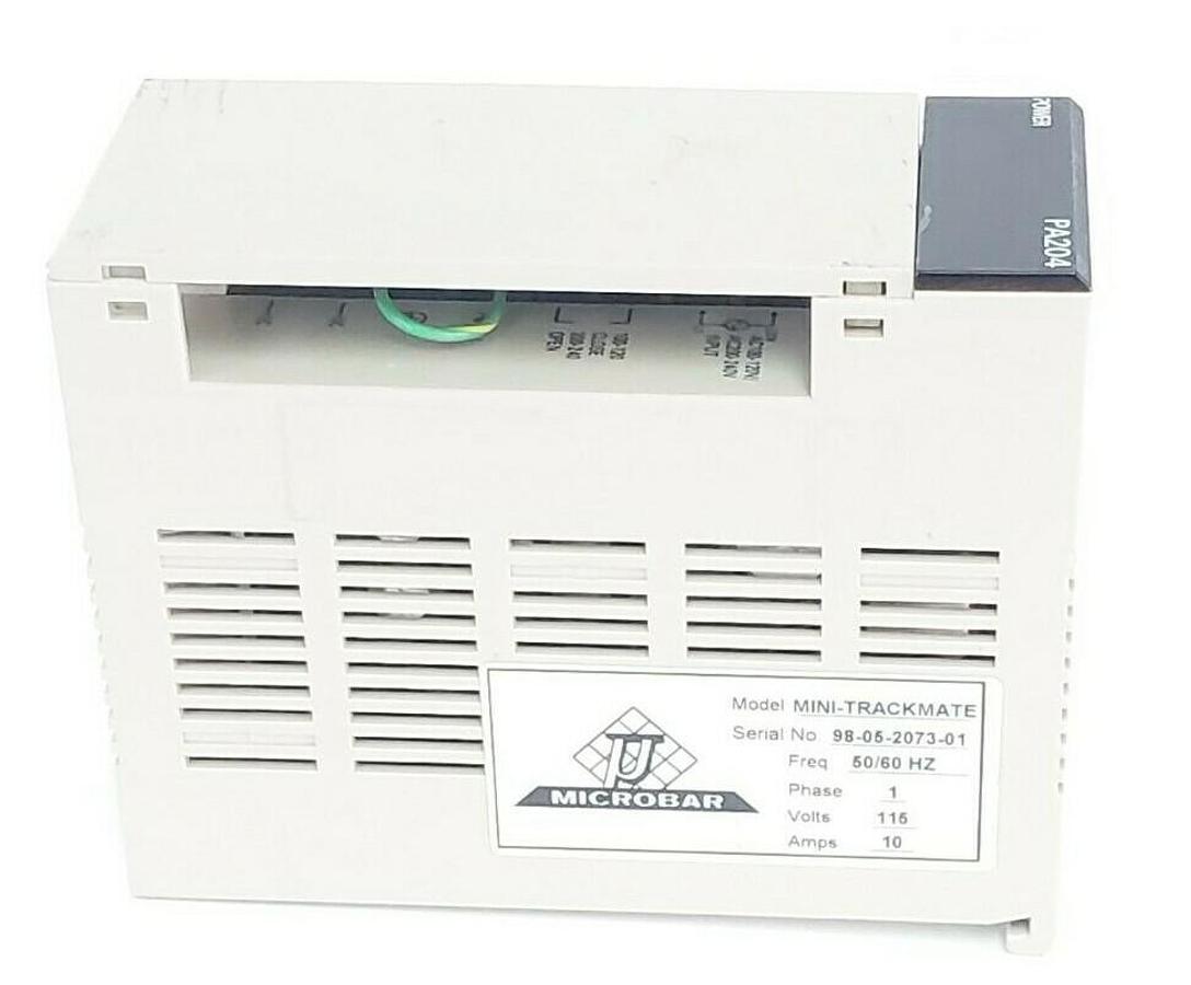 Used OMRON / MICROBAR C200HW-PA204 POWER SUPPLY MINI-TRACKMATE 1PH 115V 10A