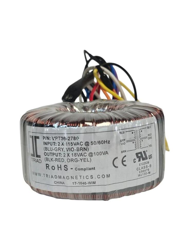 Used TRIAD VPT36-2780 TOROIDAL POWER TRANSFORMER VPT362780
