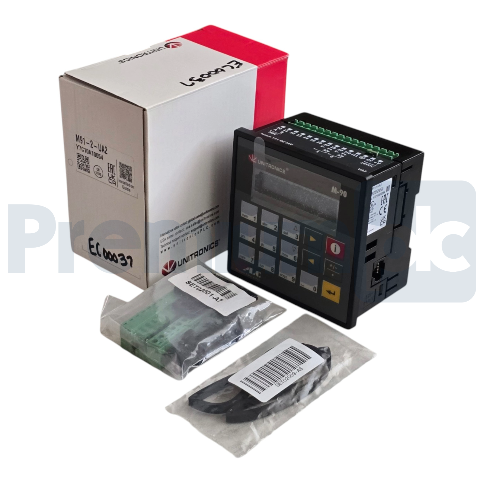 Used Unitronics M91-2-UA2 | M91 All-In-One Programmable Controller HMI w/Keypad NSMP