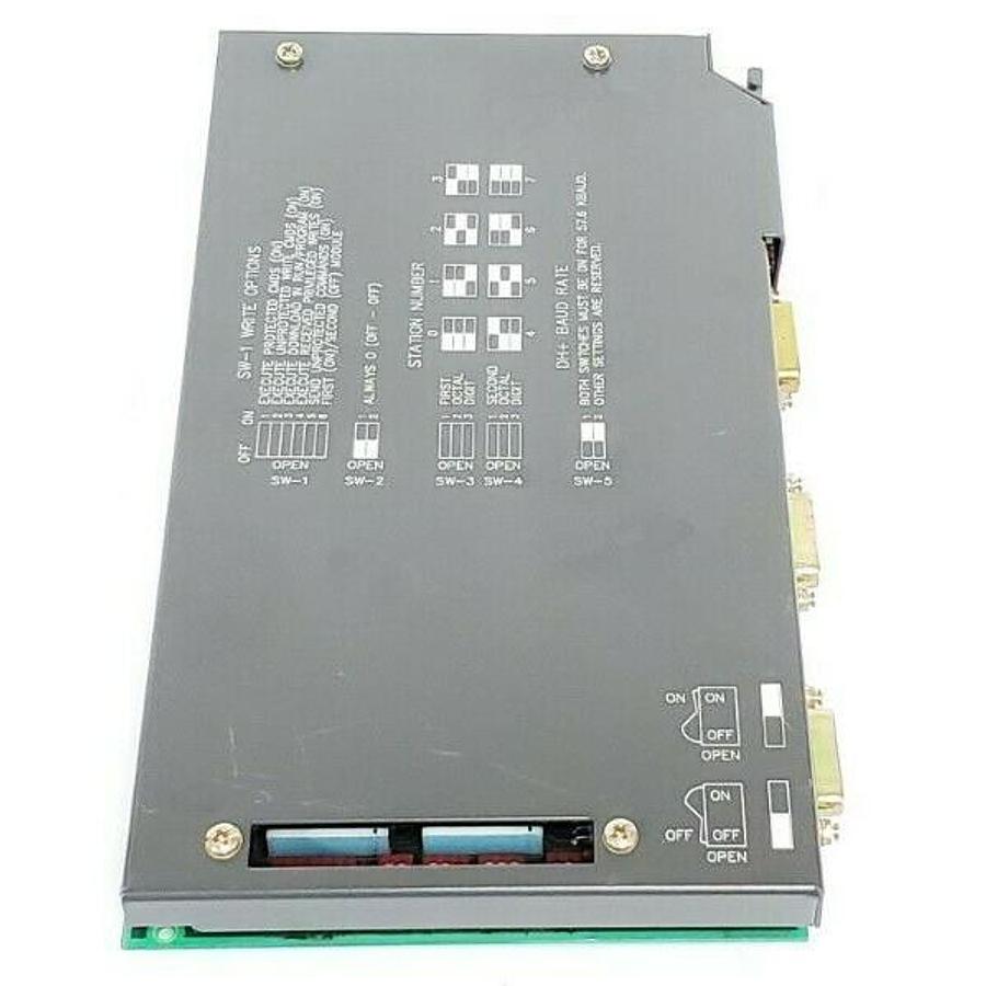 Used ALLEN-BRADLEY 1785-KA3 DH+ PLC-2 INTERFACE COMMUNICATION MODULE SER A, 440023305