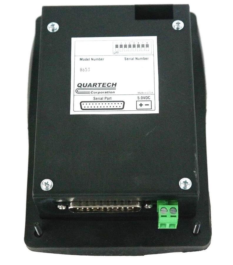 Used NIB QUARTECH 8653 PLC PROGRAMMING INTERFACE 16-KEY 5VDC