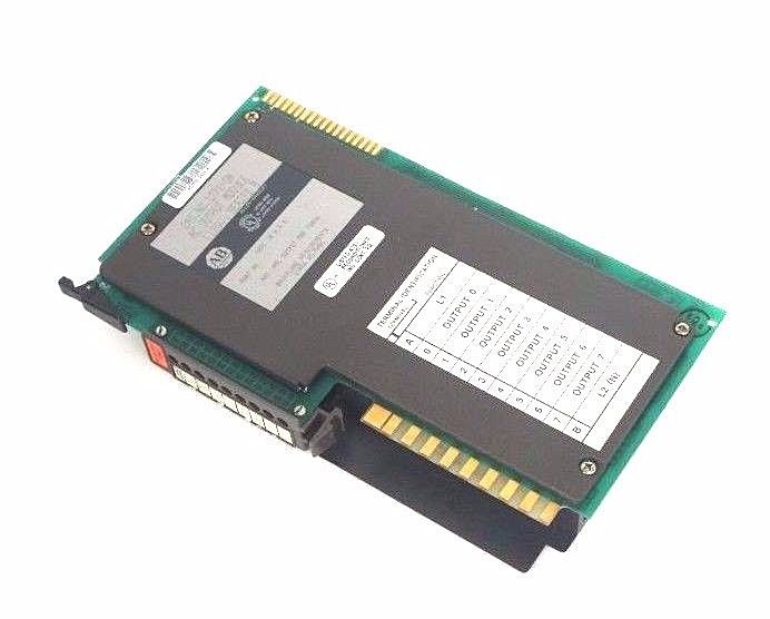 Used ALLEN BRADLEY 1771-OA AC OUTPUT MODULE SER B, 120V, 1771OA 1771-0A 17710A