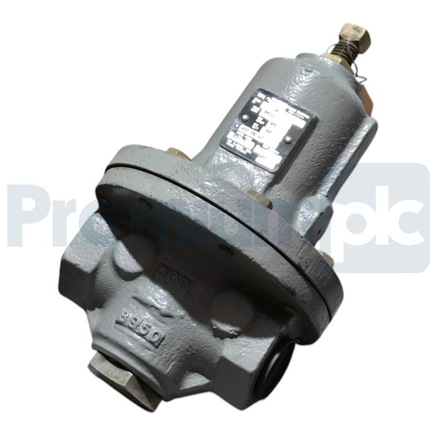 Fisher 95H-111 Pressure Regulator Valve 1" NPT Spring Range: 25-75PSIG SST Trim