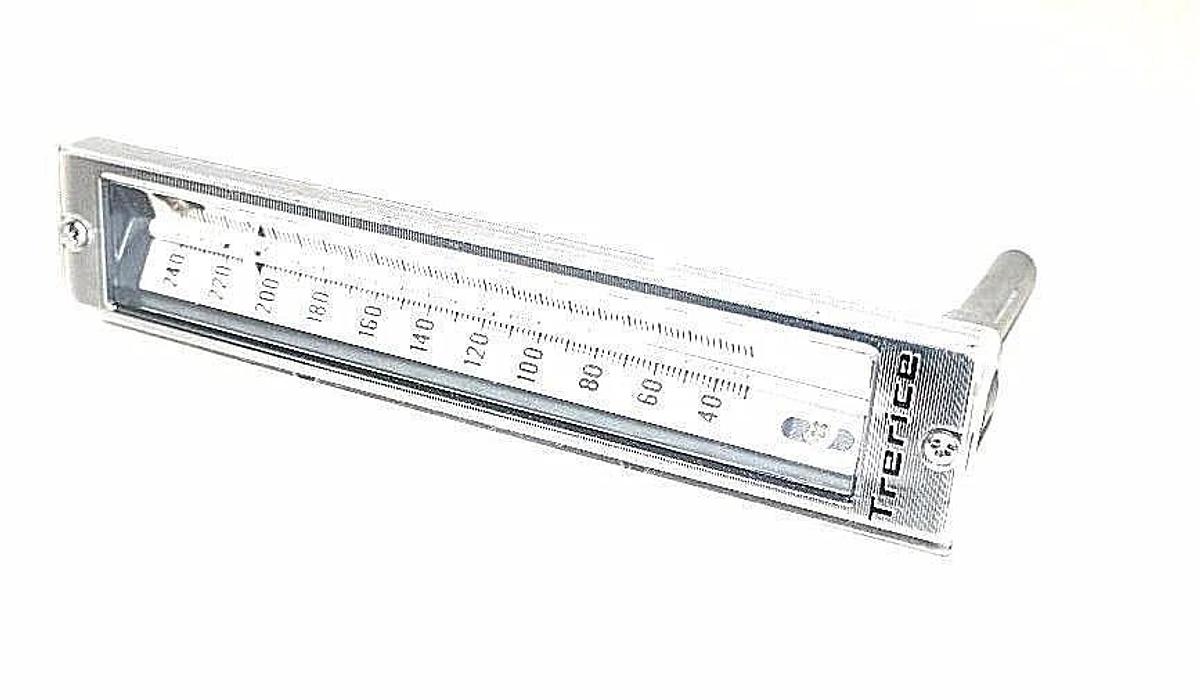NEW TRERICE 435210207SPB ECONO THERMOMETER, 5 1/2" ANGLE, 2" ALUMINUM STEM