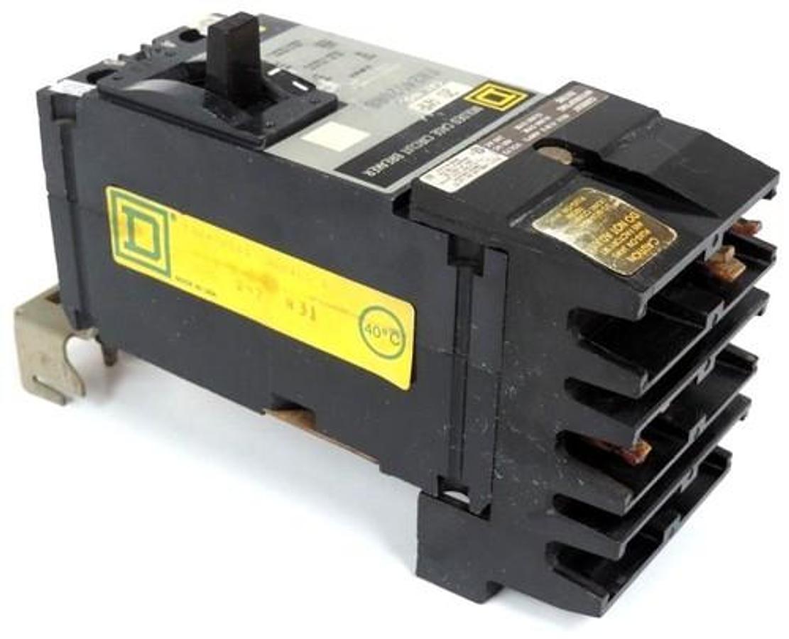 Used SQUARE D FA24020AB MOLDED CASE CIRCUIT BREAKER 480V 20AMP