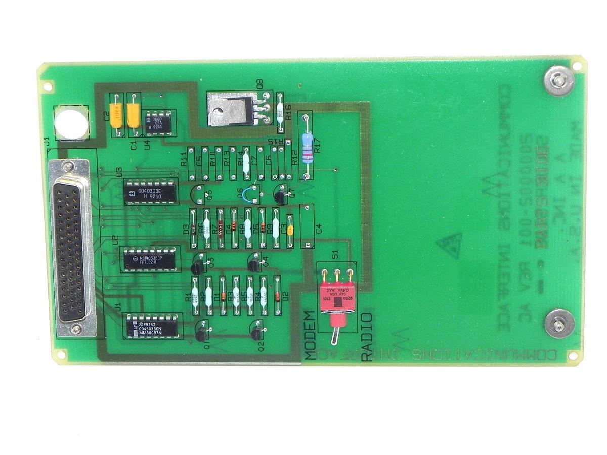 Used A. A. INC. 2000002-001 REV. AC COMMUNICATIONS INTERFACE BOARD 2000002001