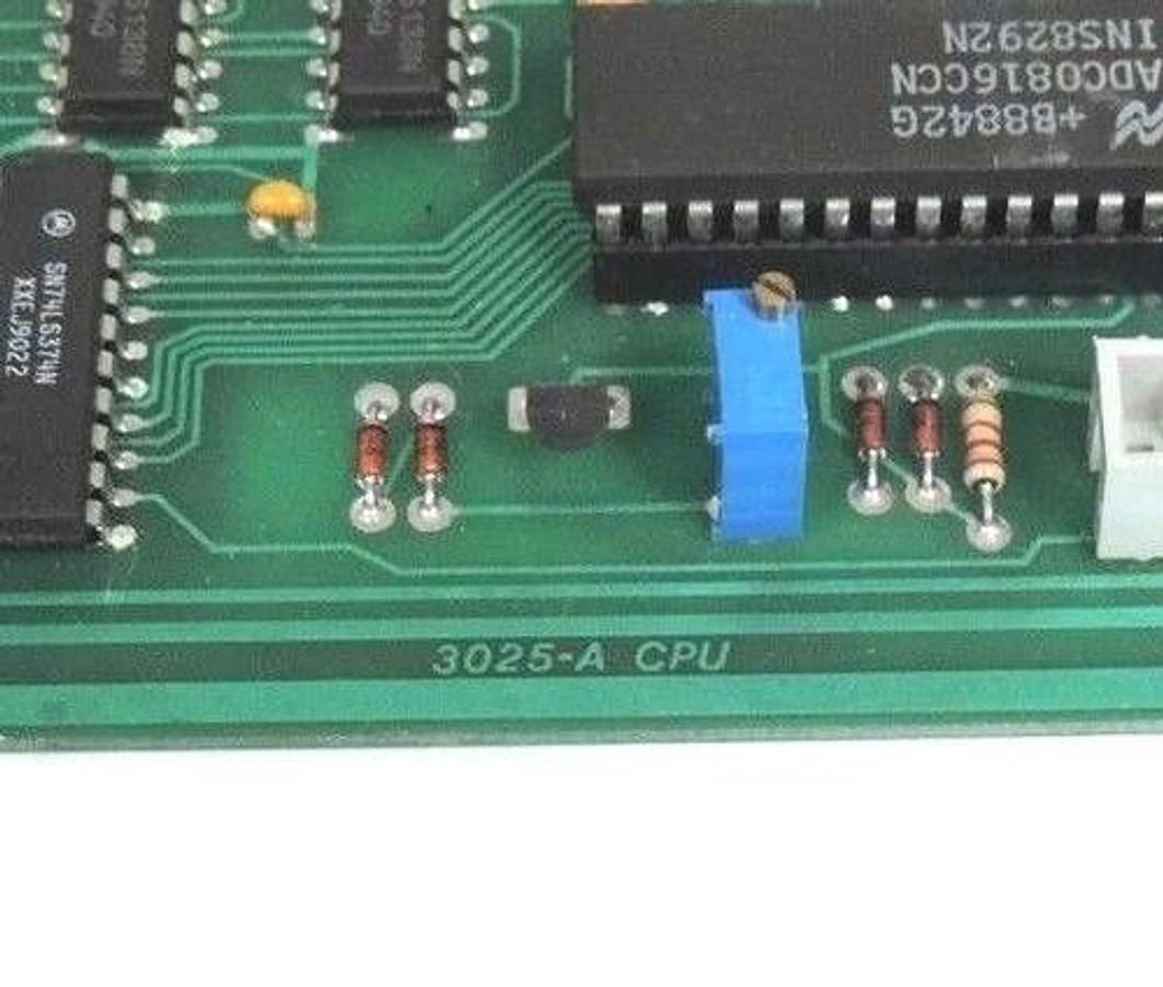 Used ADVANTAGE ELECTRONICS 3025-A CPU MODULE REV. A 3025A