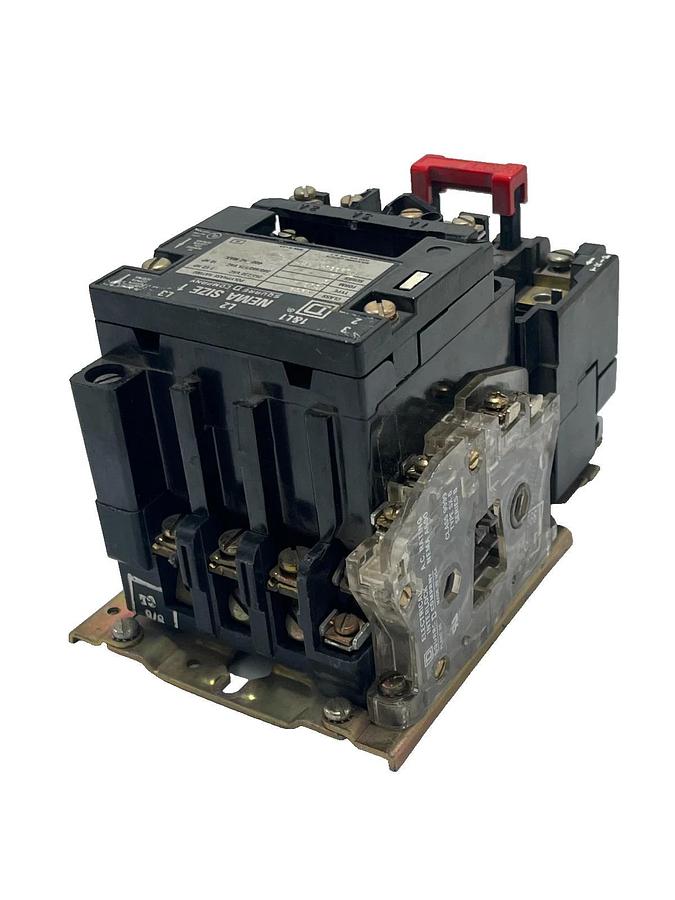 Used SQUARE D 8536SCO3V02-U Ser. A Magnetic Motor Starter NEMA Size 1