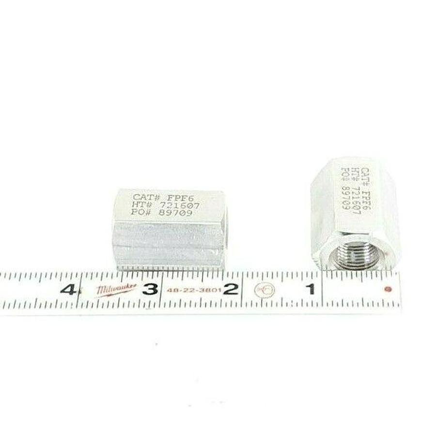 LOT OF 2 NEW BUETECH FPF6 COUPLINGS HT# 721607, PO# 89709