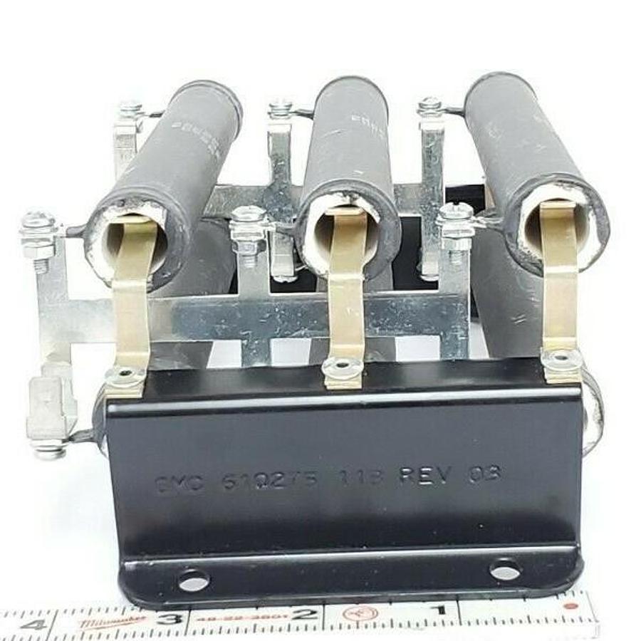 Used NEW RELIANCE GMC 610275 11B BUS BAR ASSY 61027535R W/ DALE HL-100-06Z RESISTORS