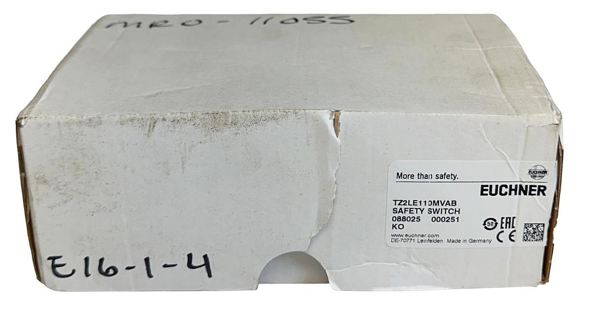 Used NEW EUCHNER TZ2LE110MVAB / 088025 / 88025 LED SAFETY SWITCH 10W 110V NSMP