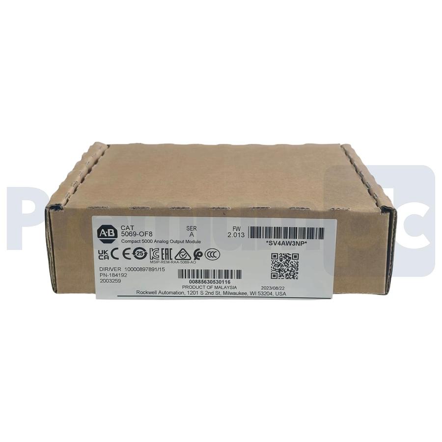 Used Opened Pre-Owned Allen Bradley 5069-OF8 /A Compact 5000 8Ch Analog Output Module
