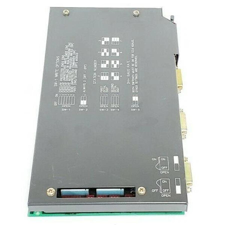 Used ALLEN-BRADLEY 1785-KA3 DH+ PLC-2 INTERFACE COMMUNICATION MODULE SER A, 440023305