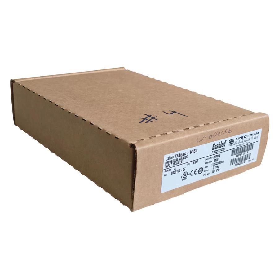 Used SPECTRUM CONTROLS ALLEN BRADLEY 1746sc-NI8u /A SLC 500 ANALOG INPUT MODULE NSFS