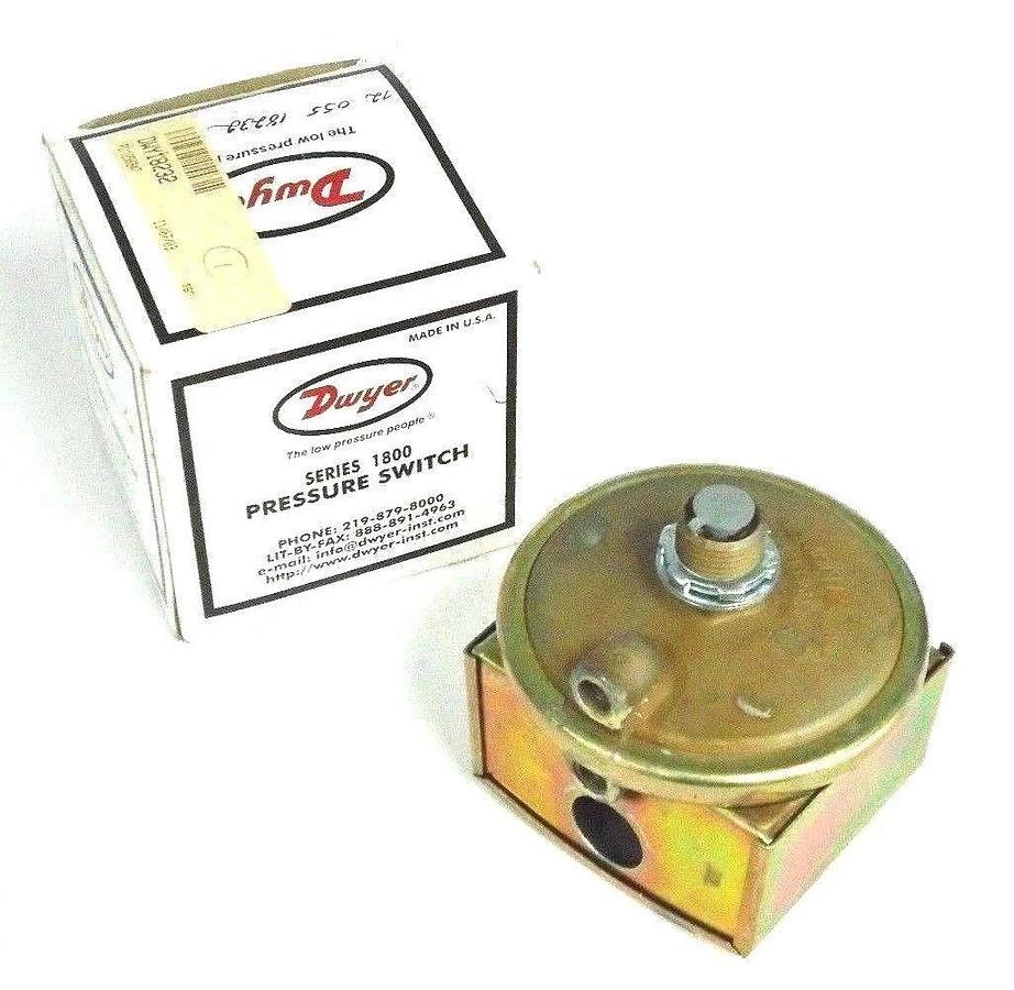 Used DWYER 1823-5 SERIES 1800 DIFFERENTIAL PRESSURE SWITCH 18230