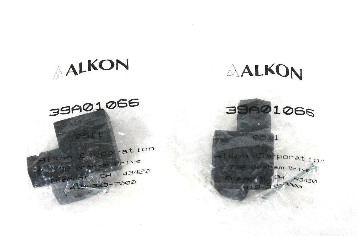 Used NIB OMNI ALKON 375-67T-E81-67T-1 AIR VALVE W/ (2) 26A01039 & (2) 39A01066 COILS