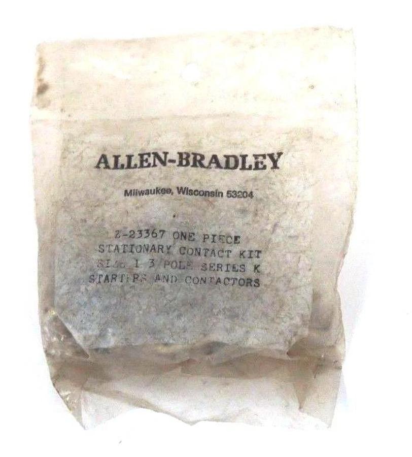 Used NIB ALLEN BRADLEY Z-23367 STATIONARY CONTACT KIT SERIES K SIZE 1, 3 POLE