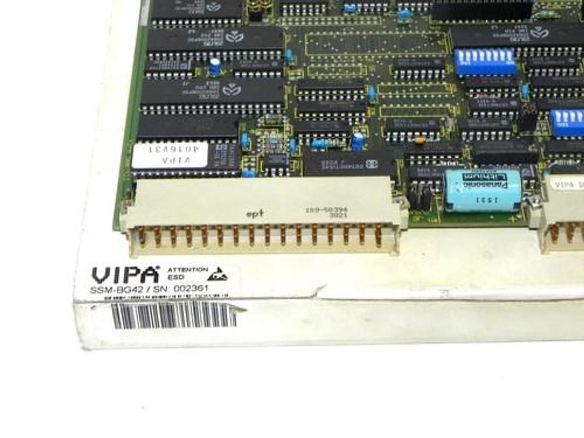 Used SIEMENS VIPA SSM-BG42 INTERFACE BASIC MODULE FOR 2 PLUG-IN-MODULE