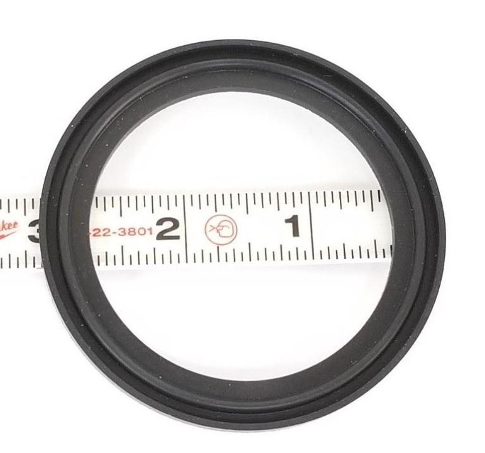 LOT OF 8 PURESERVE SYSTEMS A3 P/N: 0-40MPF-SFY FLANGED CLAMP GASKETS 2-1/2'' VIT