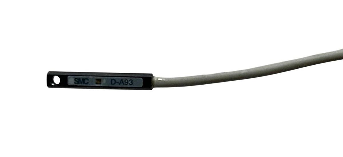 Used 2 SMC D-A93 / DA93 REED / AUTO SWITCH RECTANGULAR 24VDC 2-WIRE LEAD 0.5M NSNP