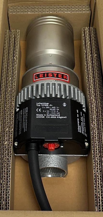 Used LEISTER TYP LE 10'000 S / 10000S ELECTRIC HOT AIR TOOL 380-440V 10-13.5kW NSMP