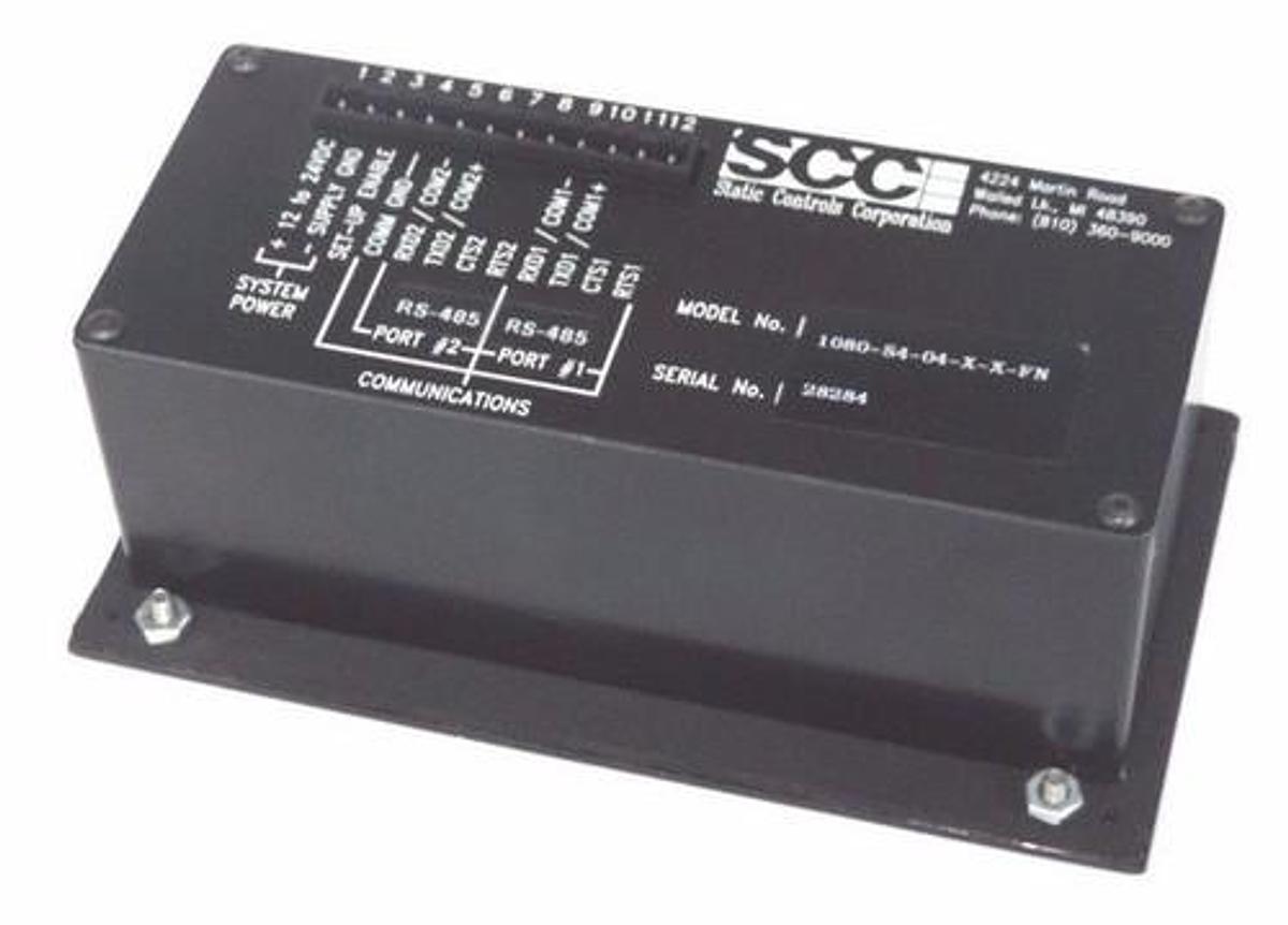 Used NIB STATIC CONTROLS CORP 1080-S4-04-X-X-FN LCD DISPLAY MODULE 1080S404XXFN
