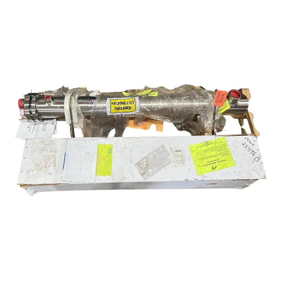 Enerquip 6x54 BEU 304L 2P Sanitary Stainless Steel Heat Exchanger Assembly