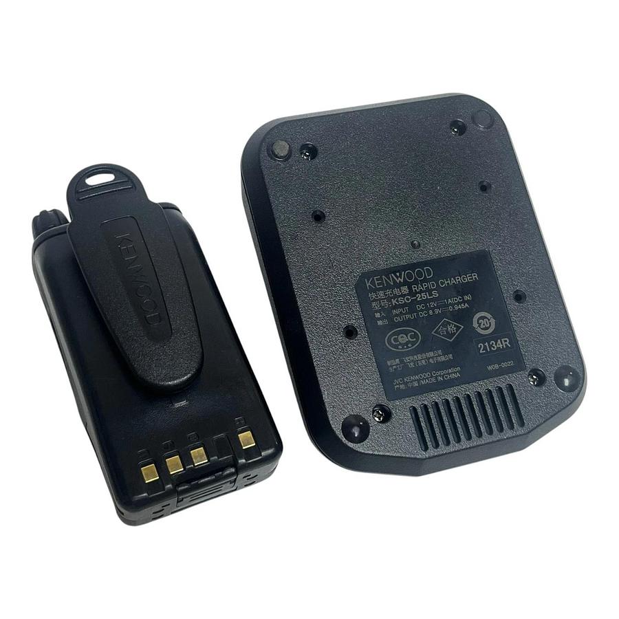 Used Kenwood TK-3360 UHF Radio KSC-25LS Charger Base W0H-0010 Adapter Bundle
