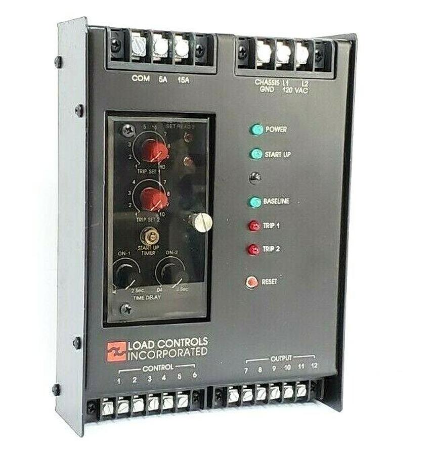 Used LOAD CONTROLS INC. PCR-1820 COMPENSATER MOTOR LOAD CONTROL PCR1820