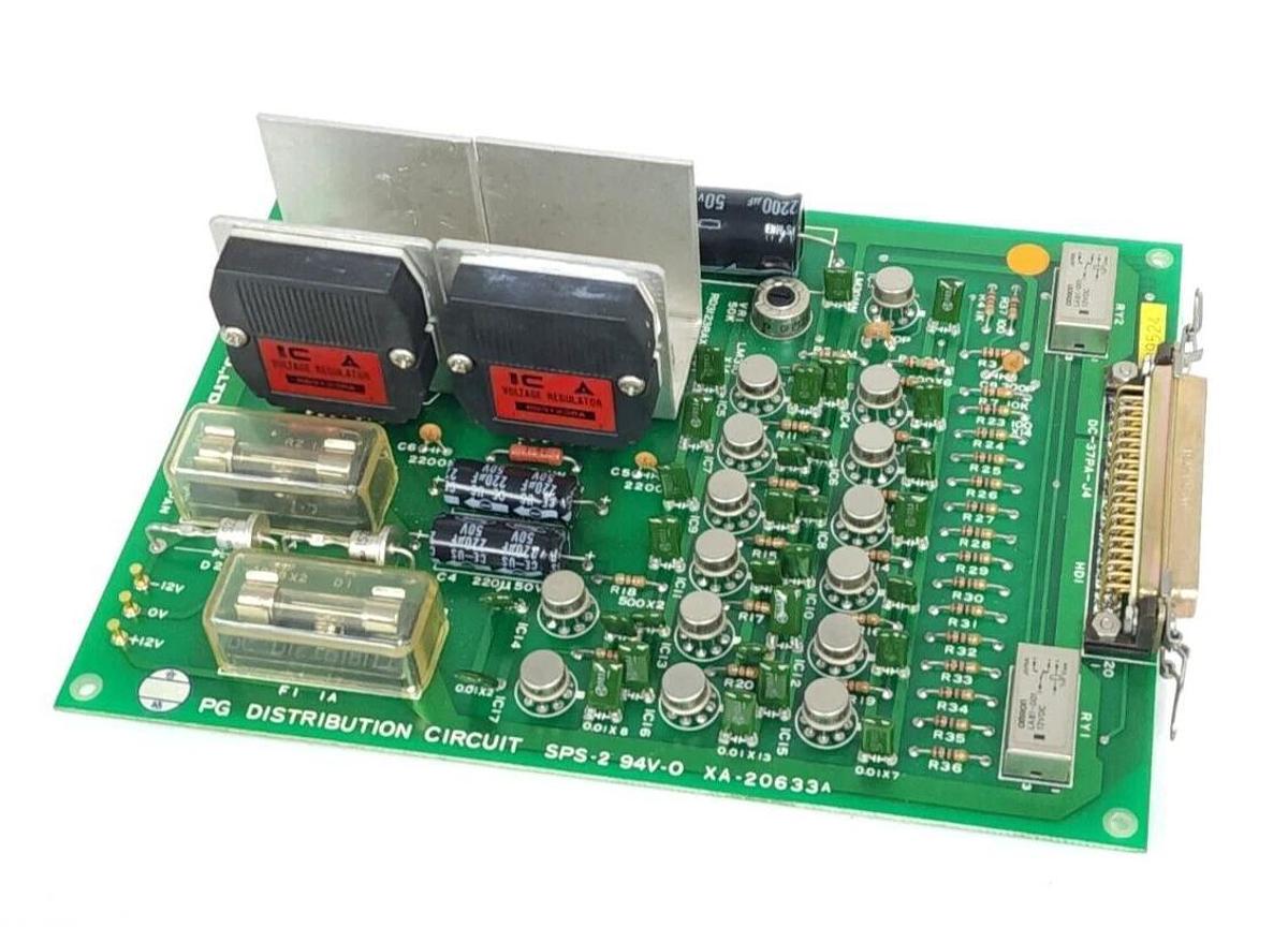 Used KYODO DENKI CO. SPS-2 94V-0 PG DISTRIBUTION CIRCUIT BOARD XA-20633A XA20633