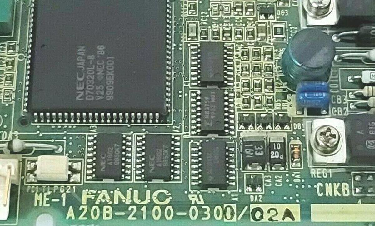 Used FANUC A20B-2100-0300/02A PENDANT BOARD A20B-2100-0300 W/ A20C-200-0270/01A