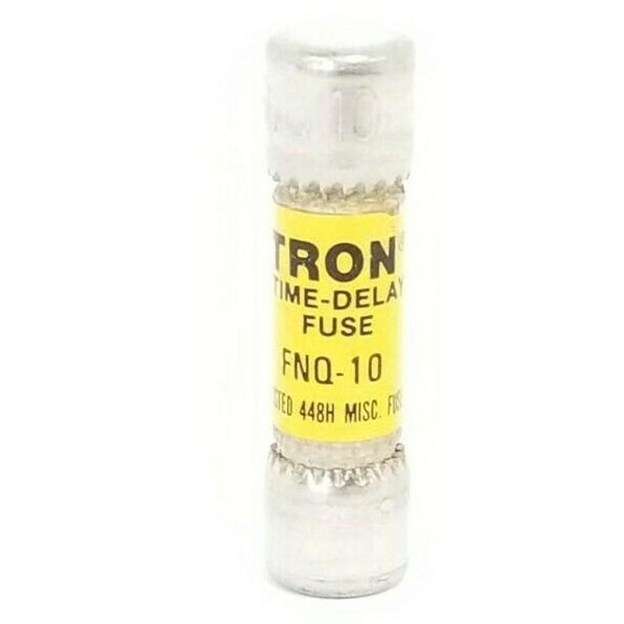 Used NEW COOPER BUSSMANN FNQ-10 TRON TIME-DELAY FUSE FNQ10