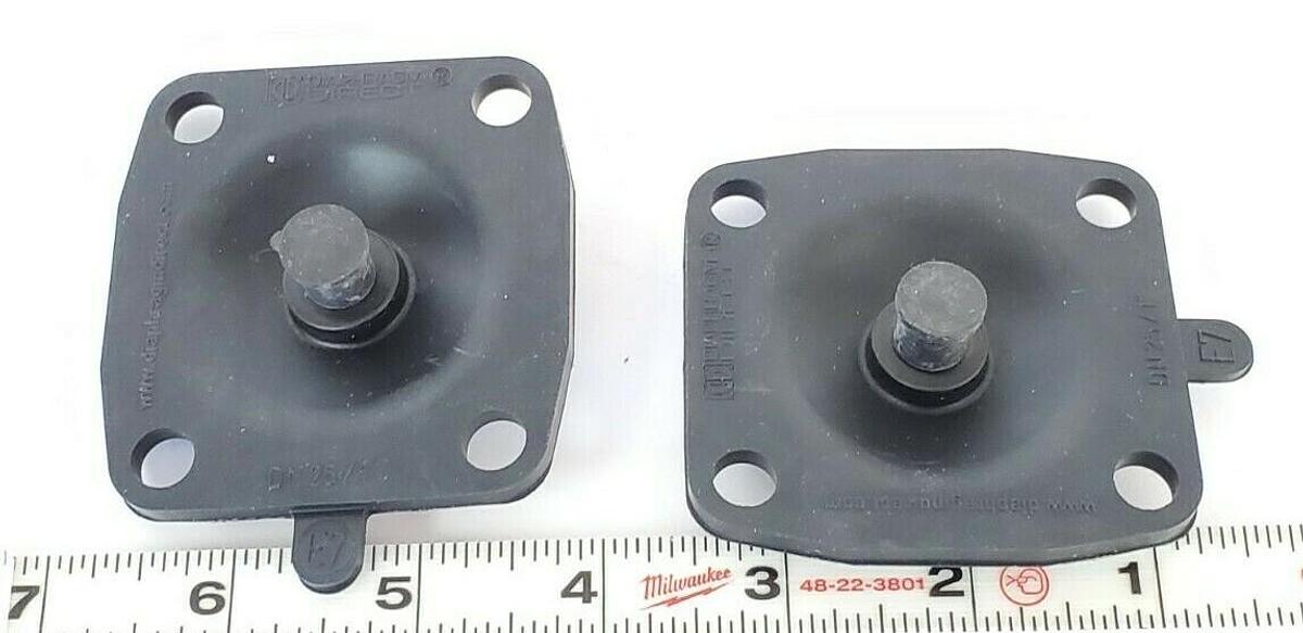 Used LOT OF 2 NEW DIAPHRAGM DIRECT DN 25 / 1" DIAPHRAGMS DN25