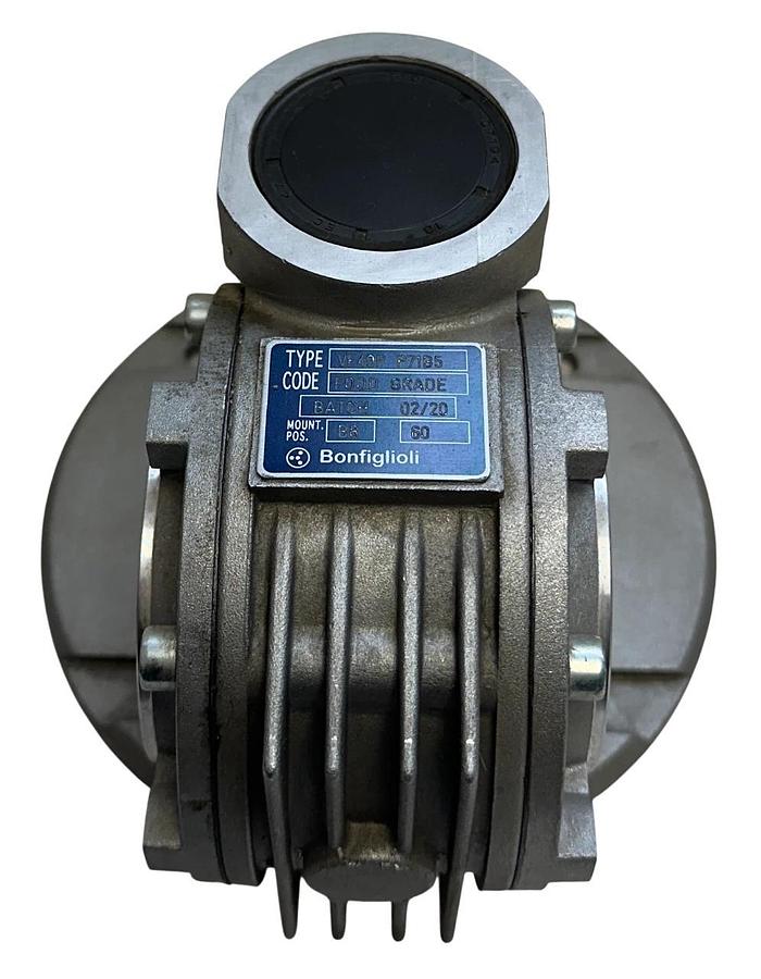 Used BONFIGLIOLI VF49P P71B5 Food Grade Right-Angle Gearbox B8 Mount Position USNP