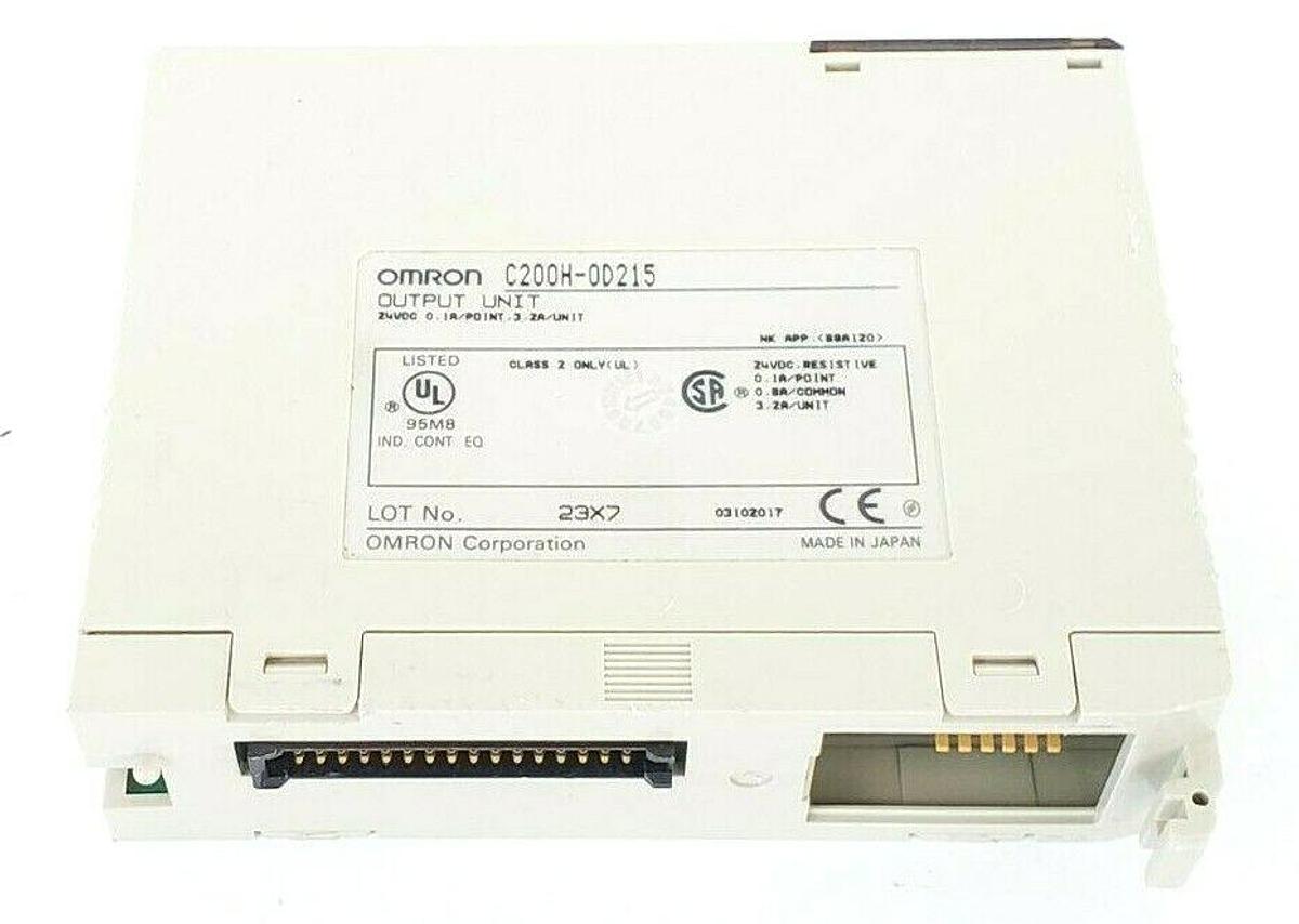 Used OMRON C200H-0D215 OUTPUT UNIT C200H0D215, 24VDC