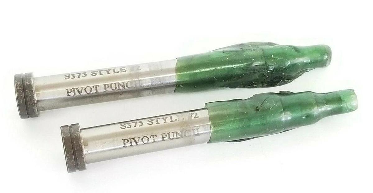 LOT OF 2 NEW GENERIC / DAYTON S375 PIVOT PUNCHES STYLE #2 3'' IN. OAL