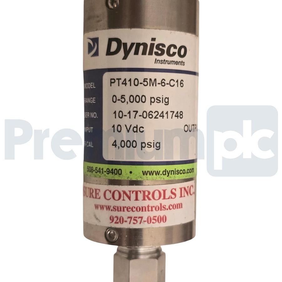 Dynisco PT410-5M-6-C16 | PT410 Melt Pressure Transducer 6" Stem 0-5000 psig NSNP