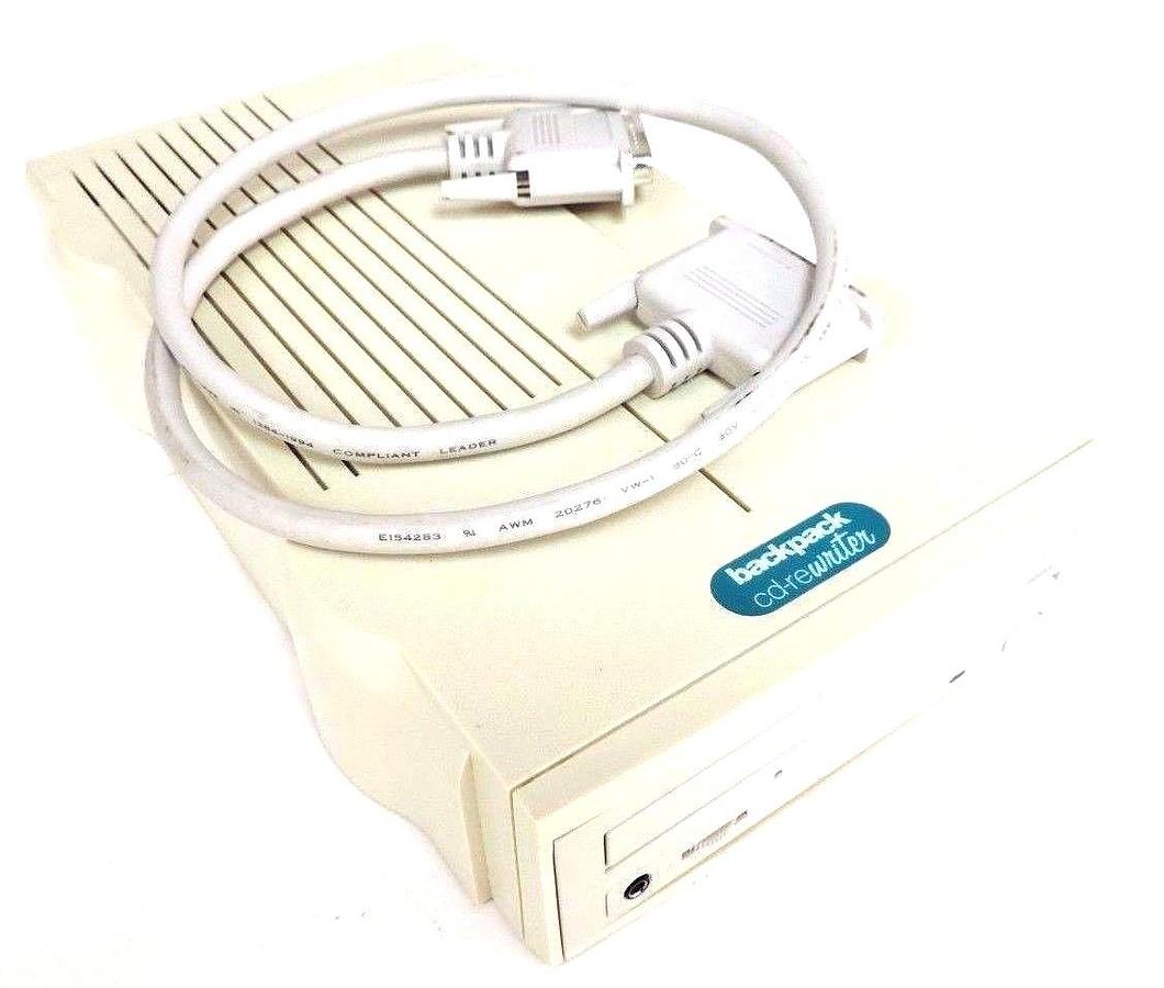 Used MICROSOLUTIONS MODEL 192100 BACKPACK CD-REWRITER 80114