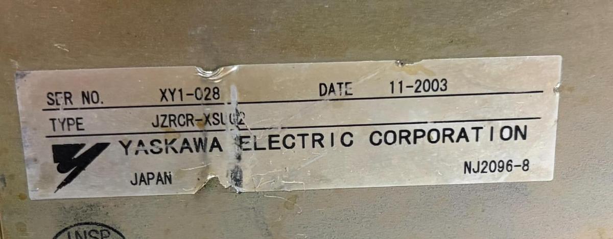 Used Yaskawa Electric JZRCR-XSU02 Motoman XRC Robot Servo Controller Power Module.