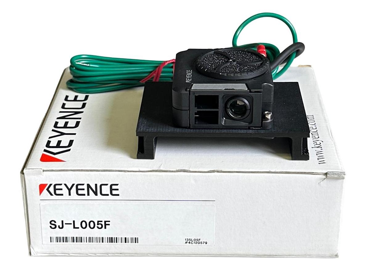 Used NEW KEYENCE SJ-L005F / SJL005F ANTI-STATIC COMPACT IONIZER FAN 12-24V 310-600mA