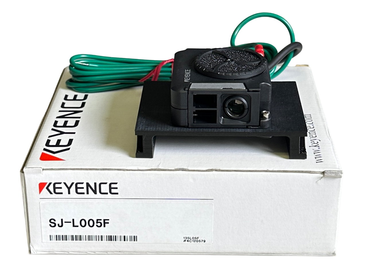 Used NEW KEYENCE SJ-L005F / SJL005F ANTI-STATIC COMPACT IONIZER FAN 12-24V 310-600mA