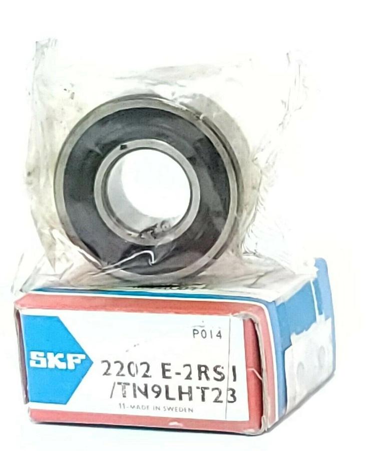 Used NIB SKF 2202E2RS1TN9LHT23 DOUBLE SEALED BALL BEARING 2202E-2RS1/TN9LHT23