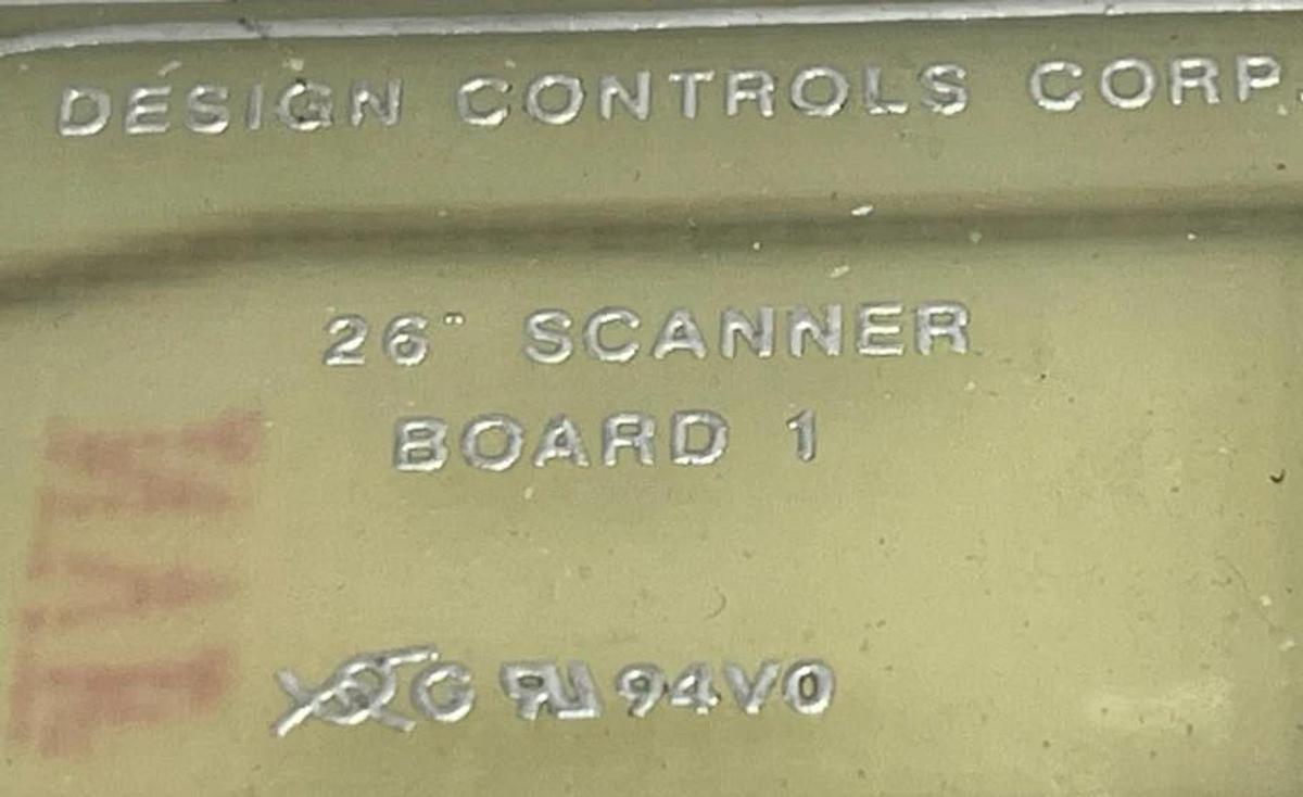 Used (SET OF 2) DESIGN CONTROLS CORP. 26 SCANNER BOARD 1 & 2 , CONTROL MODULE